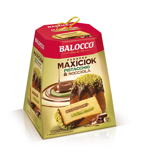 preview Pandoro Maxiciok Pistacchio & Nocciola